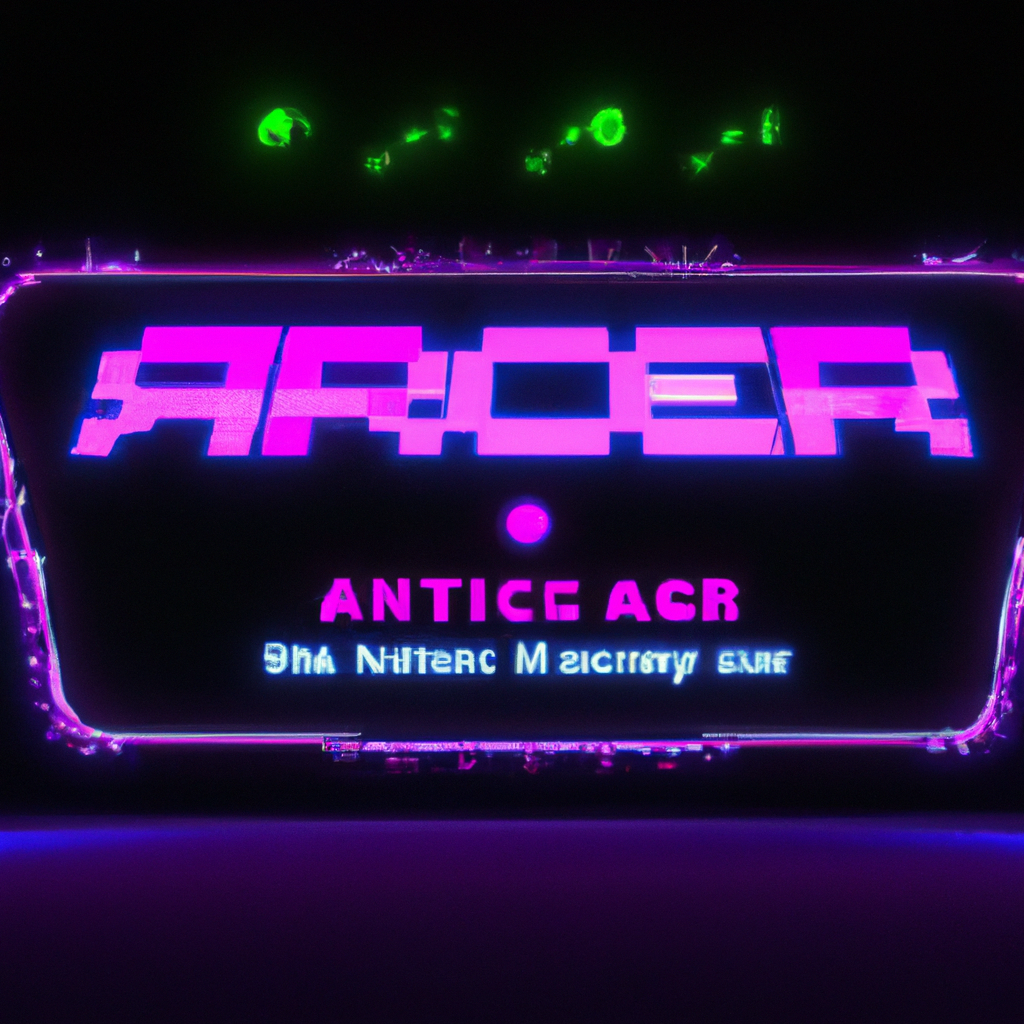 ArcadeForge hero interface with neon game scene