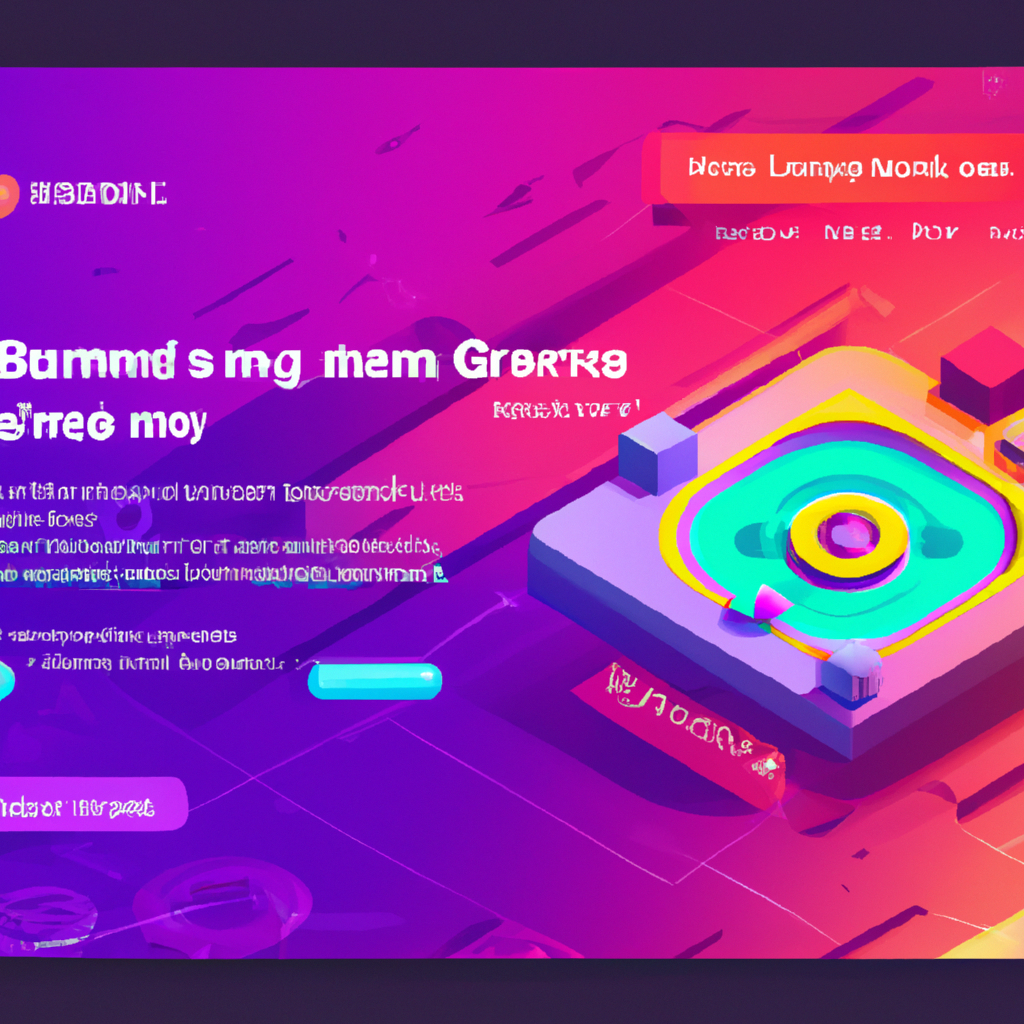 Screenshot of an asymmetric arena with HUD badges